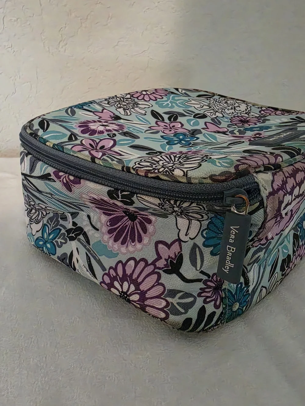 Vera Bradley Insulated Lunch Bag Tote Ret. Penelope's Garden Pattern Zip